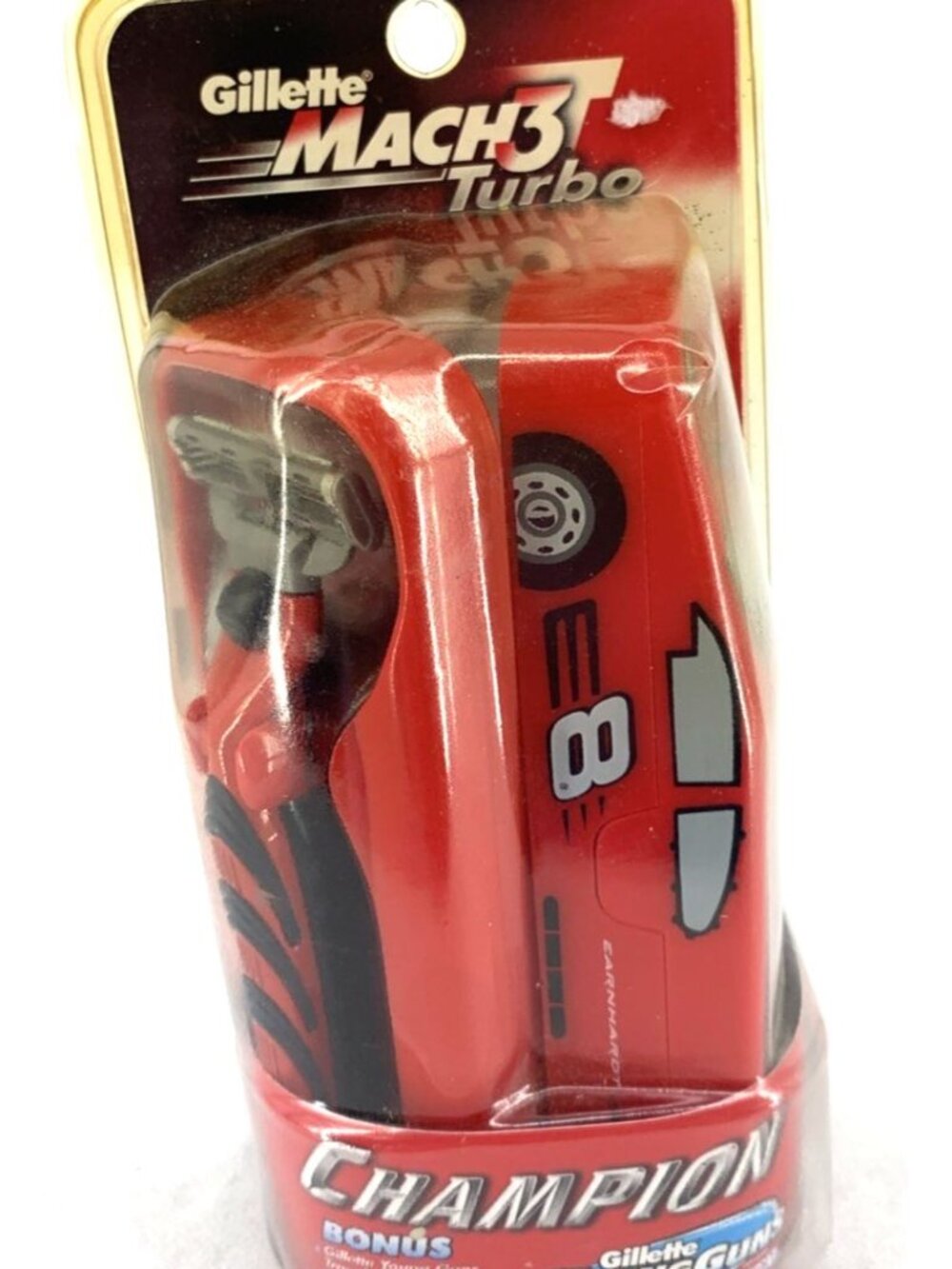 Gillette Mach3 Turbo Red NASCAR Young Guns Champion Razor 2004 NIP